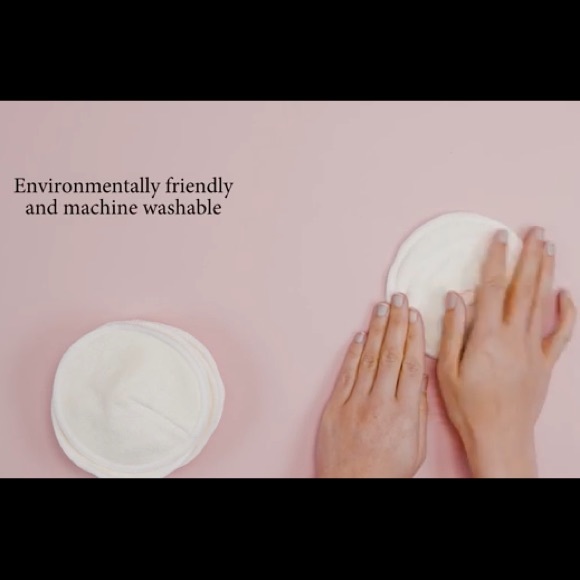 NEW Organic Bamboo Nursing Pads, Kindred Bravely, 10 washable pads & wet bag - Picture 3 of 11